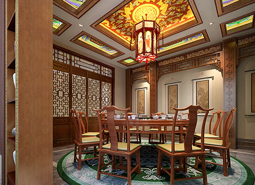 磐安中式古典风格家居装修设计效果图