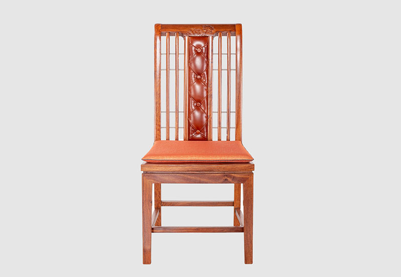 磐安芙蓉榭中式实木餐椅效果图
