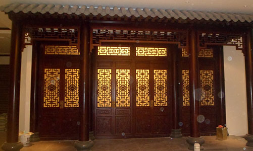 磐安传统仿古门窗浮雕技术制作方法